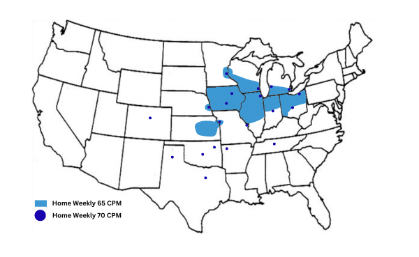 Updated Home Weekly hiring map